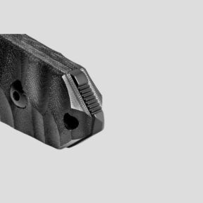 Mes Le Maraudeur G10 toxified (gladde kling) + kydex schede zonder molle bevestiging - Zwart - TB Outdoor