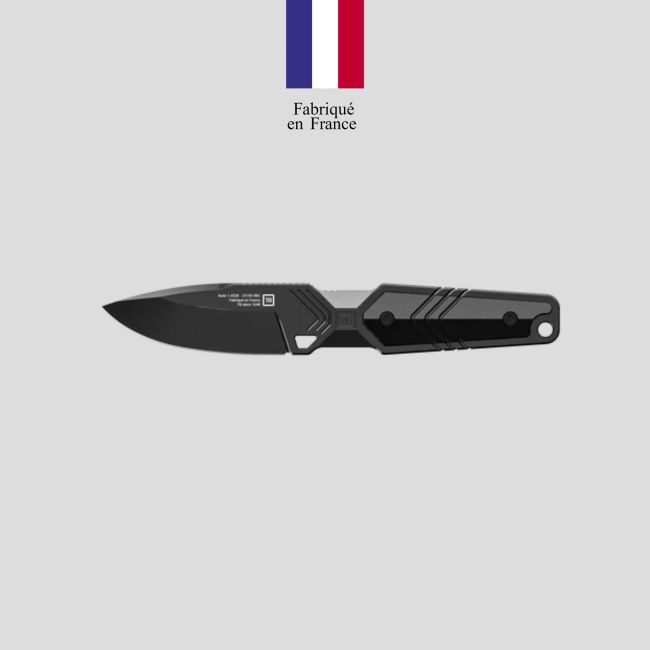 Eendelig mes impact 127 G10 - Zwart - TB Outdoor