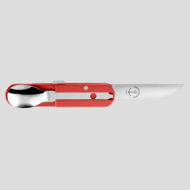 Coltello tascabile multifunzione Bivouac® Marina Nazionale - Rosso - TB Outdoor