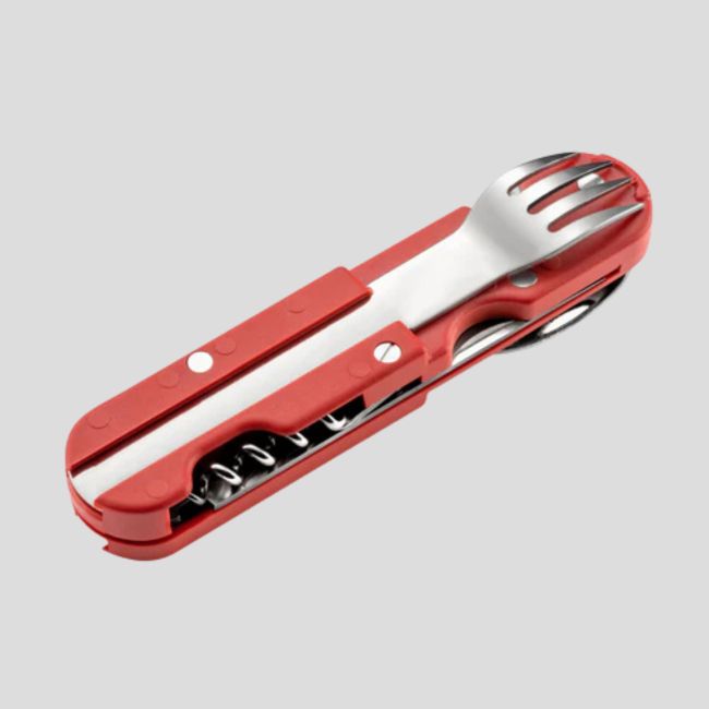 Scyzoryk wielofunkcyjny Bivouac® - Czerwony - TB Outdoor