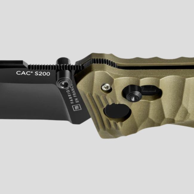 Zakmes C.A.C.® (glad lemmet) - Olijfgroen - TB Outdoor