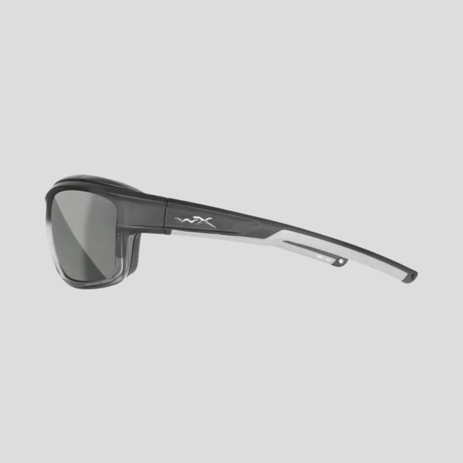 Sonnenbrille Ozone (Gläser Siver Flash Grau) - Schwarz/Grau - Wiley X