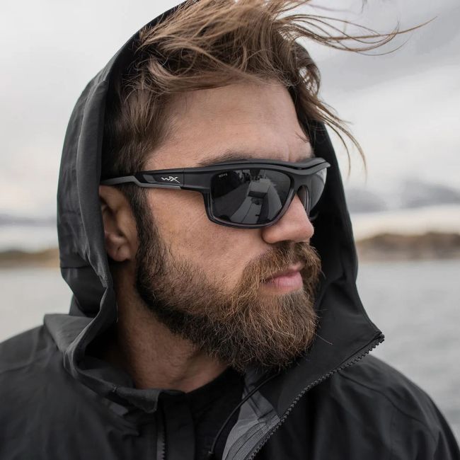 Lunettes de soleil Ozone (verres Siver Flash Gris) - Noir/Gris - Wiley X