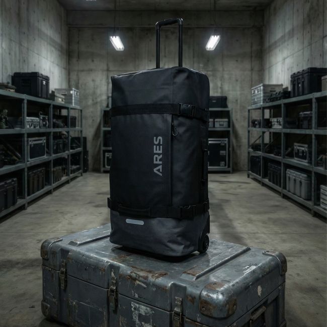 Reiskoffer 50L - Zwart - Ares