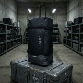 Maleta de viaje 50L - Negro - Ares