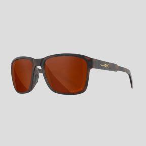Gafas de sol Trek (cristales polarizados Cobrizos) - Marrón Jaspeado - Wiley X