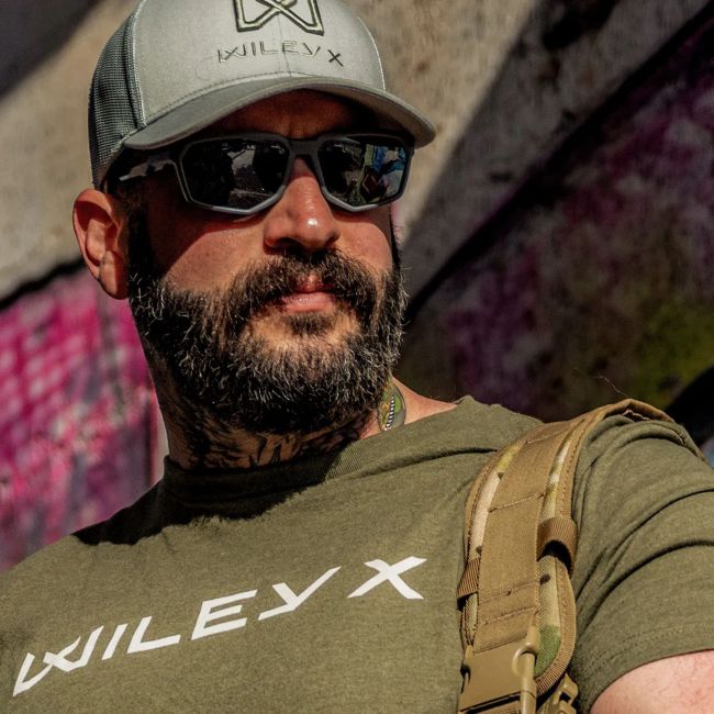 Sonnenbrille Recon (Captivate™ polarisierte und schwarz verspiegelte Gläser) - Grau - Wiley X