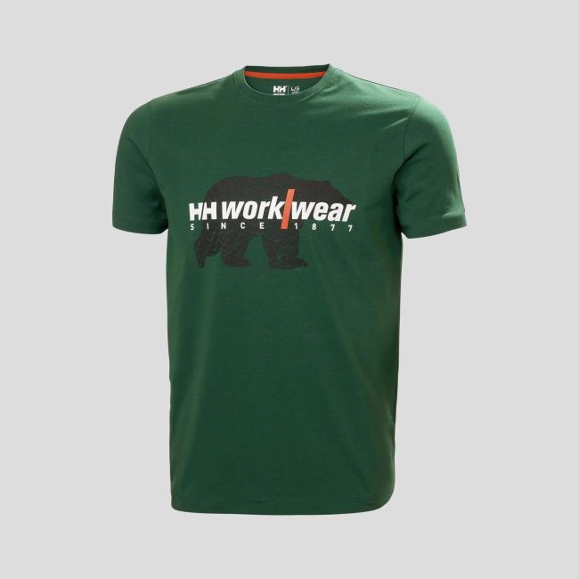 Men's HHWW Graphic Dark Orange T-shirt - Helly Hansen Workwear