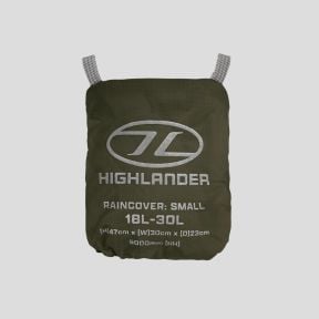 Pokrowiec przeciwdeszczowy na plecak Ducks 18 do 30L - Ranger Green - Highlander