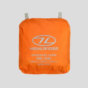 Waterdichte rugzakhoes Ducks 50 tot 65L - Oranje - Highlander