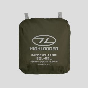 Waterdichte rugzakhoes Ducks 50 tot 65L - Ranger Green - Highlander