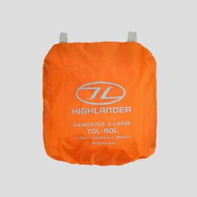 Wasserdichte Rucksackabdeckung Ducks 70 bis 90L - Orange - Highlander