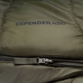 Mumien-Schlafsack Defender 450 (-7 bis -1°C und +) - Olivgrün - Highlander