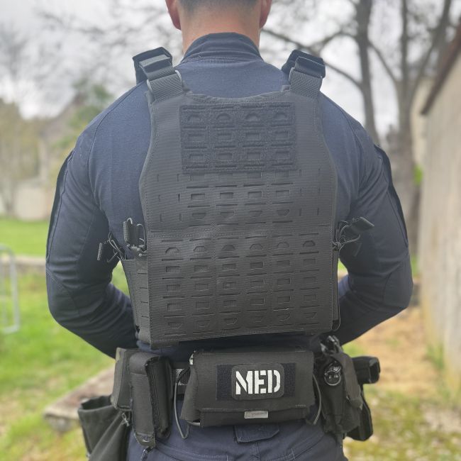 Fighter Ballistic Plate Carrier - Black - Trix Tactical