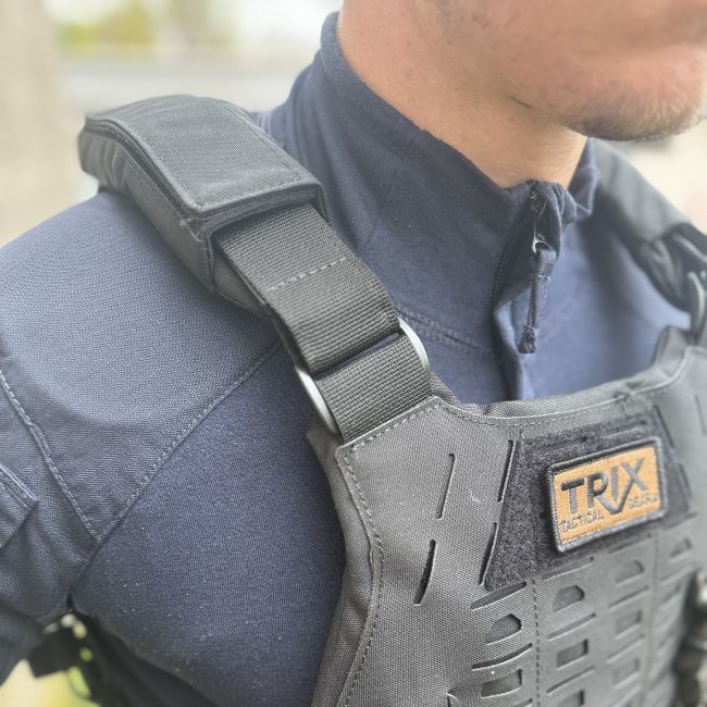 Ballistischer Plattenträger Fighter - Schwarz - Trix Tactical