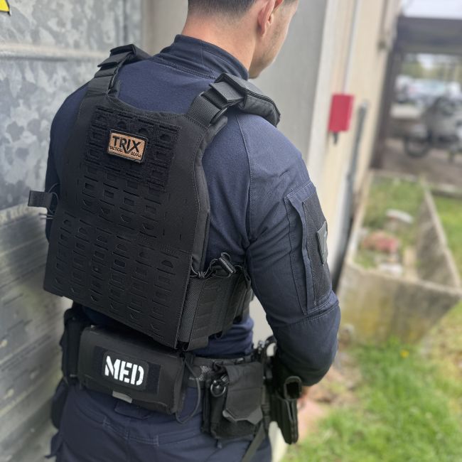Fighter Ballistic Plate Carrier - Black - Trix Tactical