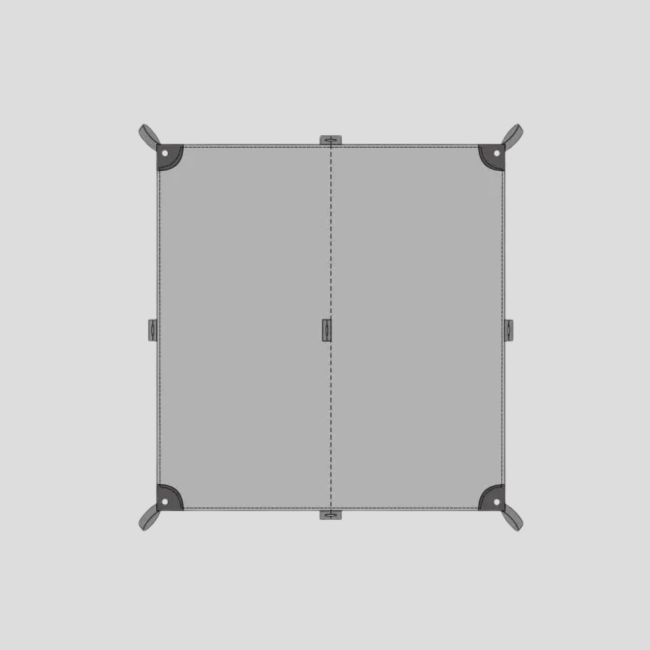 Tarp TARP 2 - POLYESTERPLANE 285 x 300 cm - SORTIERTE FARBEN - Tatonka