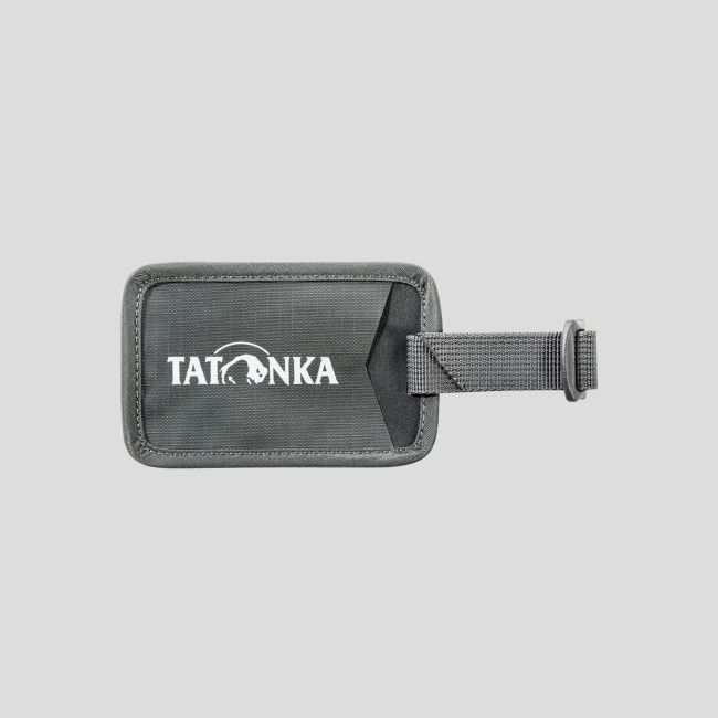 Travel Name Tag - Cinzento titânio - Tatonka