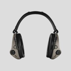 Casco antiruido con arnés de cabeza en cuero negro Suprême T2 (SNR: 29 dB) - Tan - MSA Sordin