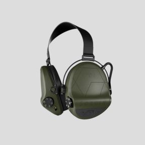 Gehörschutz-Headset mit schwarzem Stoff-Nackenbügel Suprême T2 (SNR: 29dB) - Olivgrün - MSA Sordin