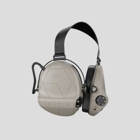 Gehoorkap met zwarte stoffen nekband Suprême T2 (SNR: 29db) - Tan - MSA Sordin