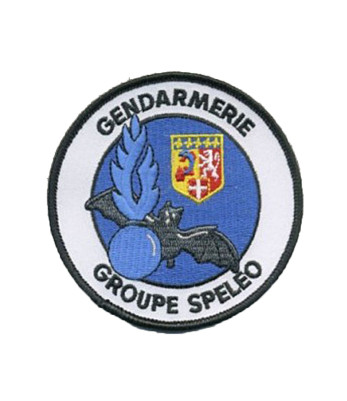 Écusson brodé Gendarmerie Spéléologue d\'Isère