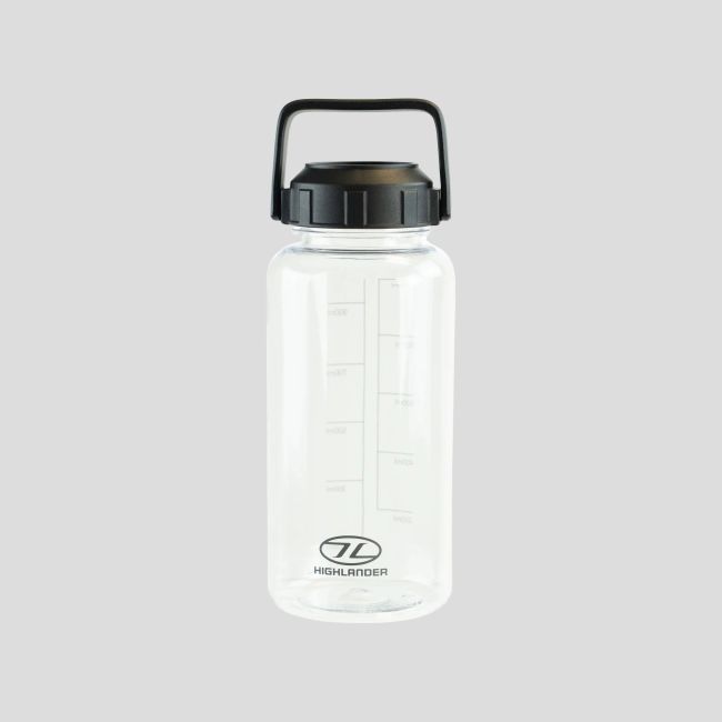 Bidon Njord 1L z Tritanu - Przezroczysty - Highlander Outdoor