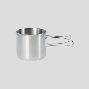 Tasse graduée avec poignée pliante 500ml acier inoxidable - Tatonka