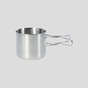 Graduierter Becher mit klappbarem Griff 500ml Edelstahl - Tatonka