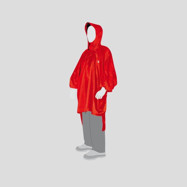 Poncho de lluvia M/L - Rojo - Tatonka
