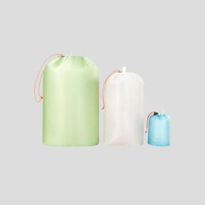 Bolsa de organización (3 uds) - Verde Blanco Azul - 0,5L+5L+10L - Tatonka