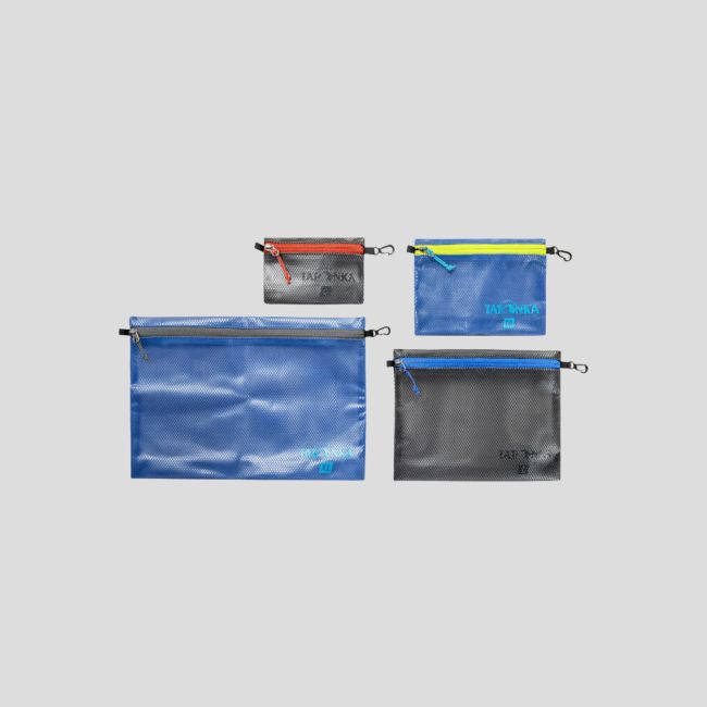 Set di 4 tasche portaoggetti - Blu/Nero - Tatonka