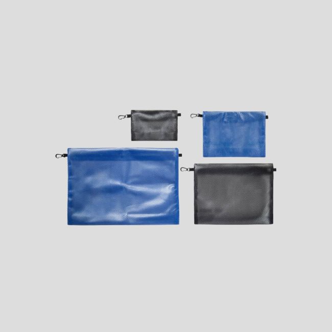 Set van 4 opbergzakjes - Blauw/Zwart - Tatonka