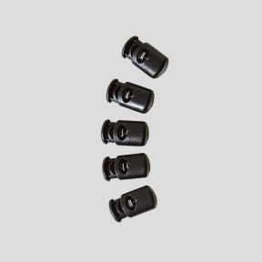Stopper de cordão - pack de 5 - Preto - Tatonka