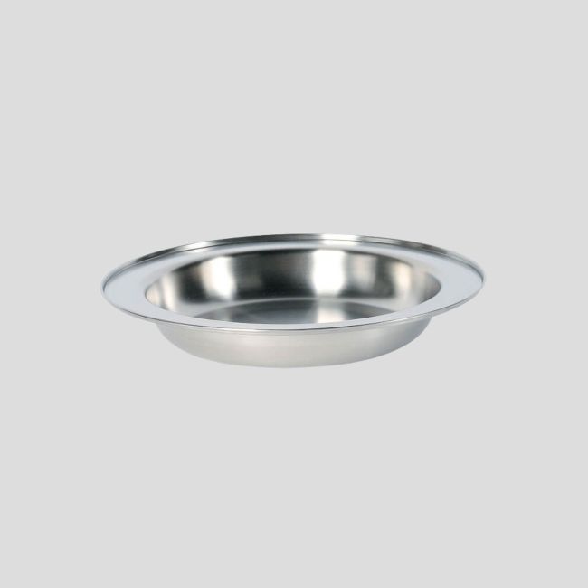 Assiette creuse - 24cm de diametre - Acier inox - Tatonka