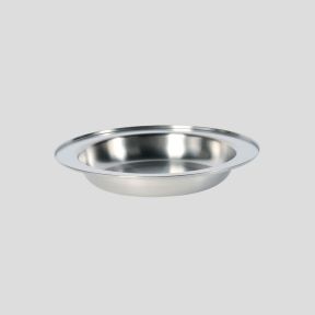 Assiette creuse - 24cm de diametre - Acier inox - Tatonka