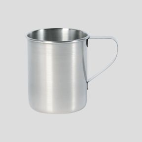 Tasse graduee avec poignee - 250ml - Acier inox - Tatonka
