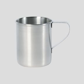 Tasse graduee avec poignee - 250ml - Acier inox - Tatonka