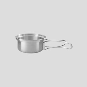Deckel für Handle Mug - klappbarer Griff - Edelstahl - Tatonka