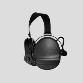 Casco antiruido con arnés de nuca en tejido negro Suprême T2 (SNR: 29 dB) - Negro - MSA Sordin