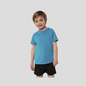 Kurzarm-Raglan-T-Shirt Sporty Kinder - Aqua - Sol's