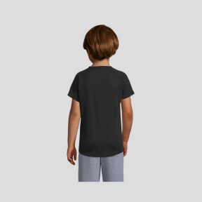 Tee-shirt à manches courtes raglan Sporty enfant - Noir - Sol's