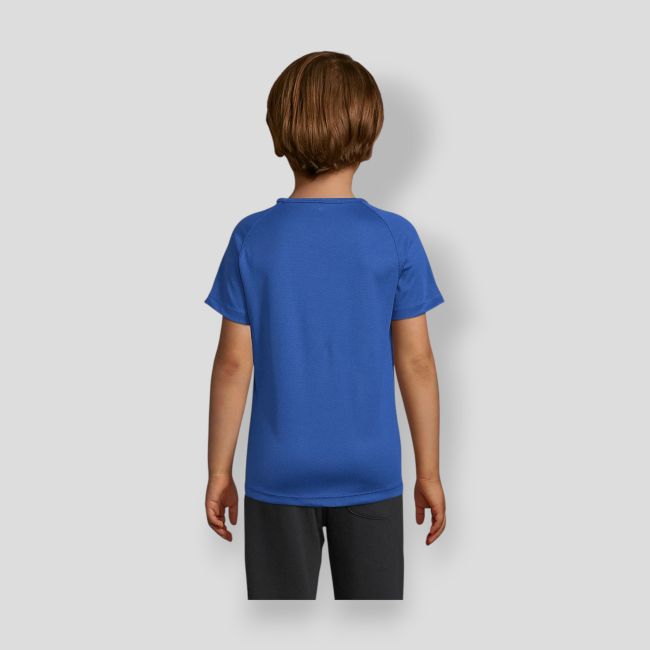 Kurzärmliges Raglan-T-Shirt Sporty Kinder - Royal - Sol's