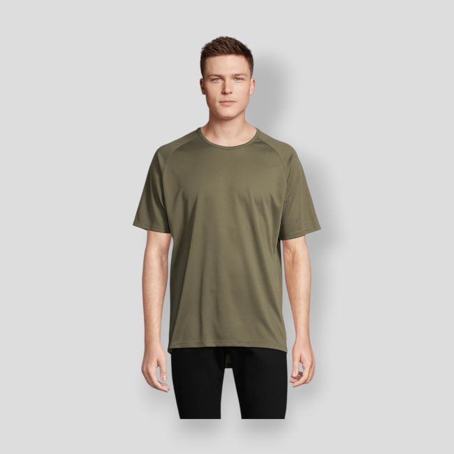 T-shirt a maniche raglan Sporty uomo - Army - Sol's