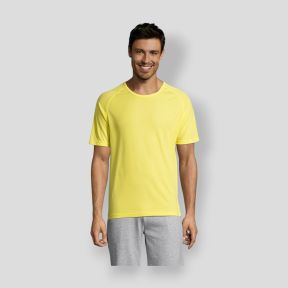 Raglan-T-Shirt Sporty Herren - Zitrone - Sol's