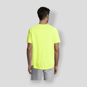 Tee-shirt à manches raglan Sporty homme - Jaune Fluo - Sol's