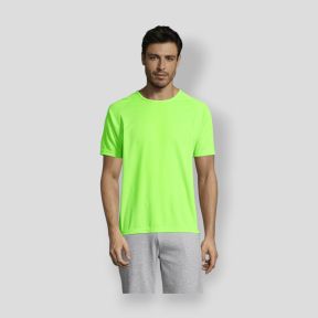 T-shirt a maniche raglan Sporty uomo - Verde Fluo - Sol's
