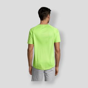 Tee-shirt met raglanmouwen Sporty heren - Appelgroen - Sol's