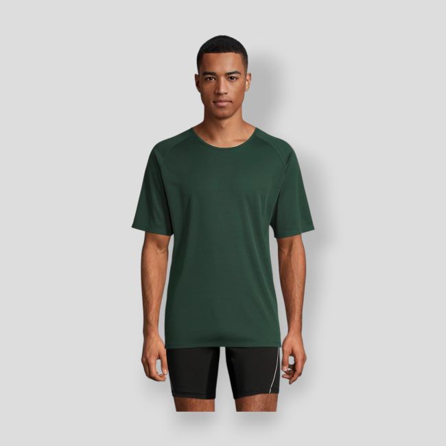 Tee-shirt à manches raglan Sporty homme - Vert Forêt - Sol's