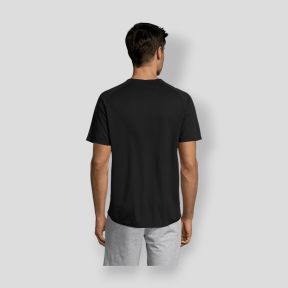 Camiseta de mangas raglán Sporty hombre - Negro - Sol's